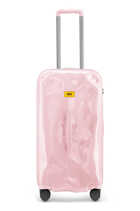 Crash Baggage walizka TRUNK Medium size 36x35x72 cm mieści A4 różowy CB168