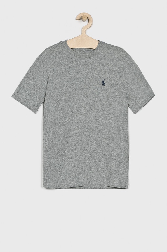 Polo Ralph Lauren - Дитяча футболка 134-176 cm меланж сірий 323674984001