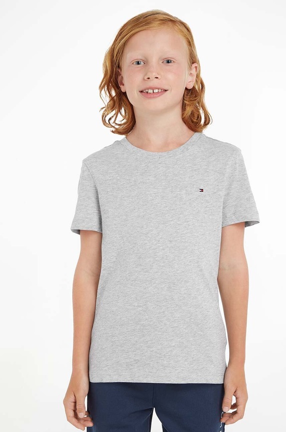 Tommy Hilfiger - Gyerek póló 74-176 cm pamut szürke KB0KB04140