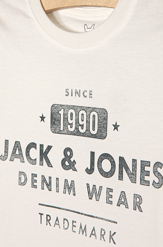 Băieți Jack & Jones - Tricou copii 128-176 cm 12158416 alb