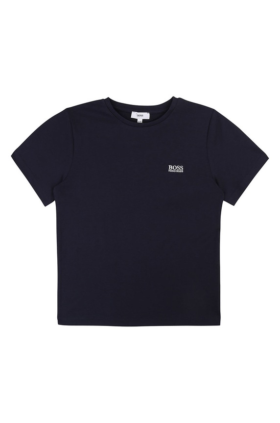 BOSS - T-shirt dziecięcy 116-152 cm J25P14.116.152 nadruk granatowy J25P14.116.152