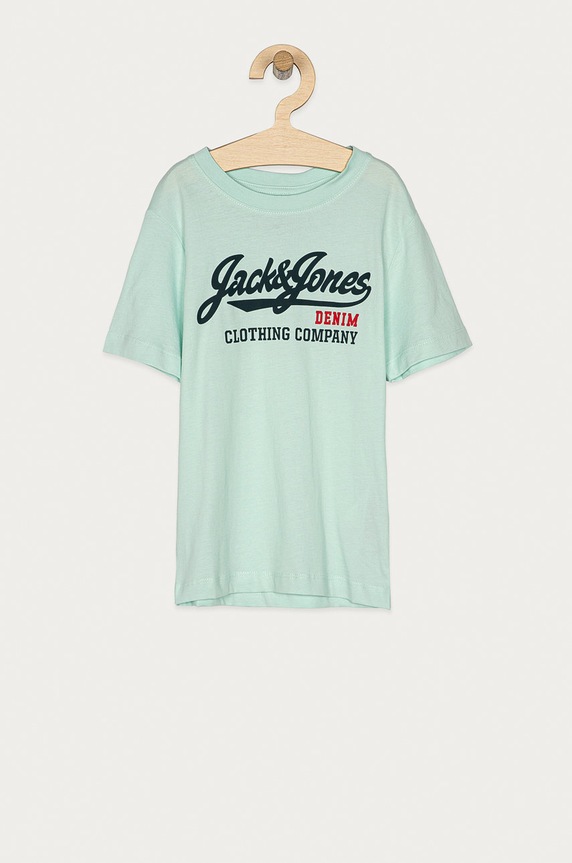 Jack & Jones - Detské tričko 128-140 cm bavlna tyrkysová 12173882.