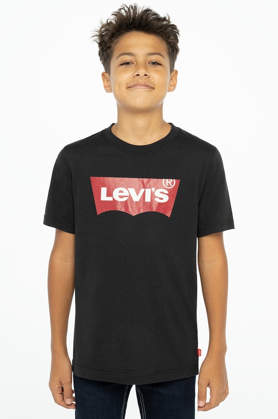 Levi's T-shirt dziecięcy nadruk czarny 9E8157.NOS.B