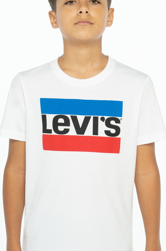 Chłopiec Levi's T-shirt dziecięcy 9E8568.NOS.B biały