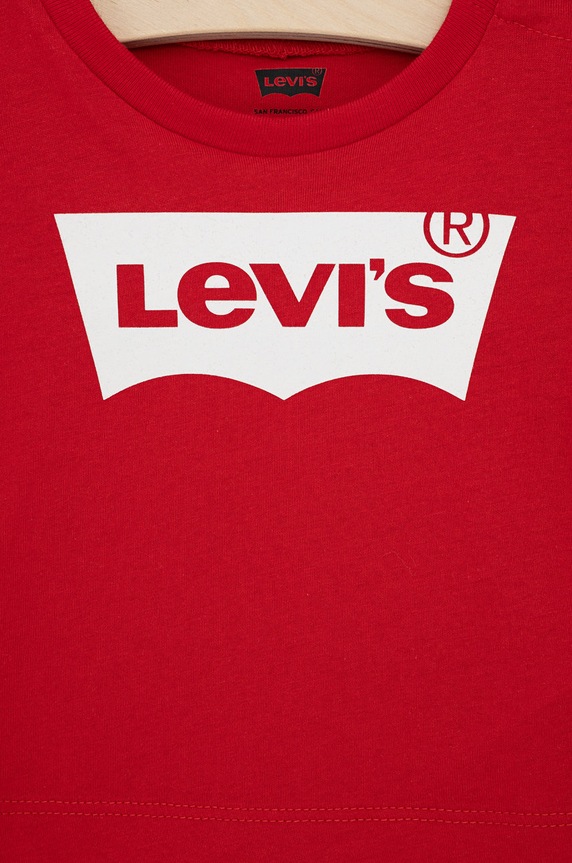 Αγορίστικα Παιδικό μπλουζάκι Levi's 6E8157.NOS.B κόκκινο
