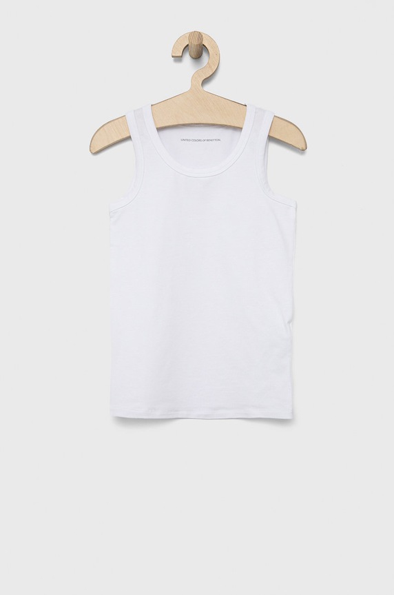 United Colors of Benetton top dziecięcy (2-pack) 3MC10H014.G.CONTINUATIV szary