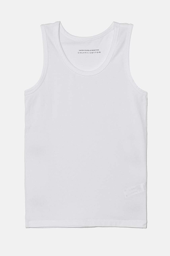 United Colors of Benetton t-shirt dziecięcy 2-pack 3OP80H014.G.CONTINUATIV biały AA00