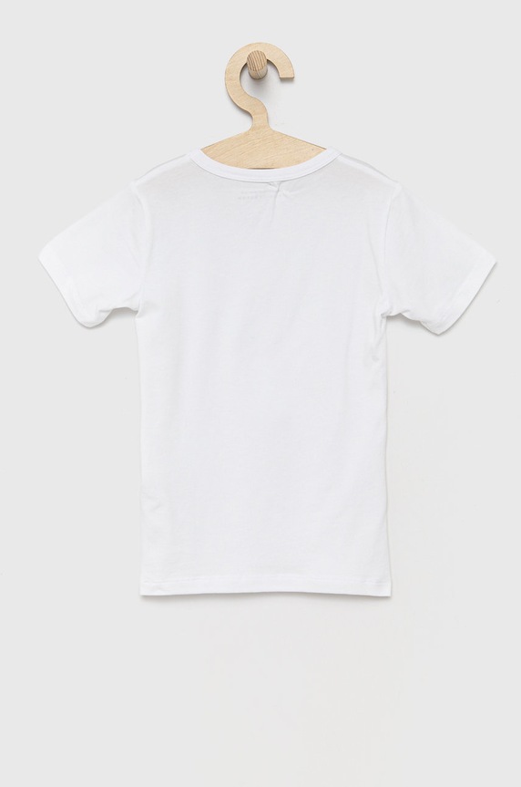 Dječaci Dječja majica kratkih rukava United Colors of Benetton 3OP80M018.G.CONTINUATIV bijela