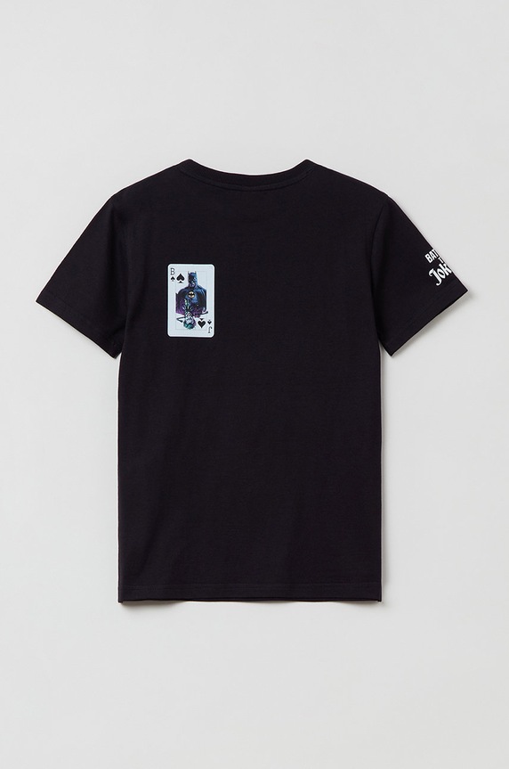 OVS t-shirt bawełniany dziecięcy 1442243.BOY.10.15YEARS. czarny AA00