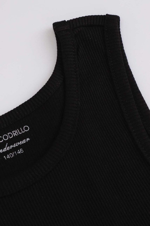 Băieți Coccodrillo top copii 2-pack XCX407204BAU negru