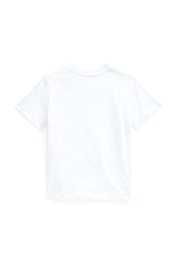 Pamučna majica kratkih rukava za bebe Polo Ralph Lauren 320832904033 bijela AA00