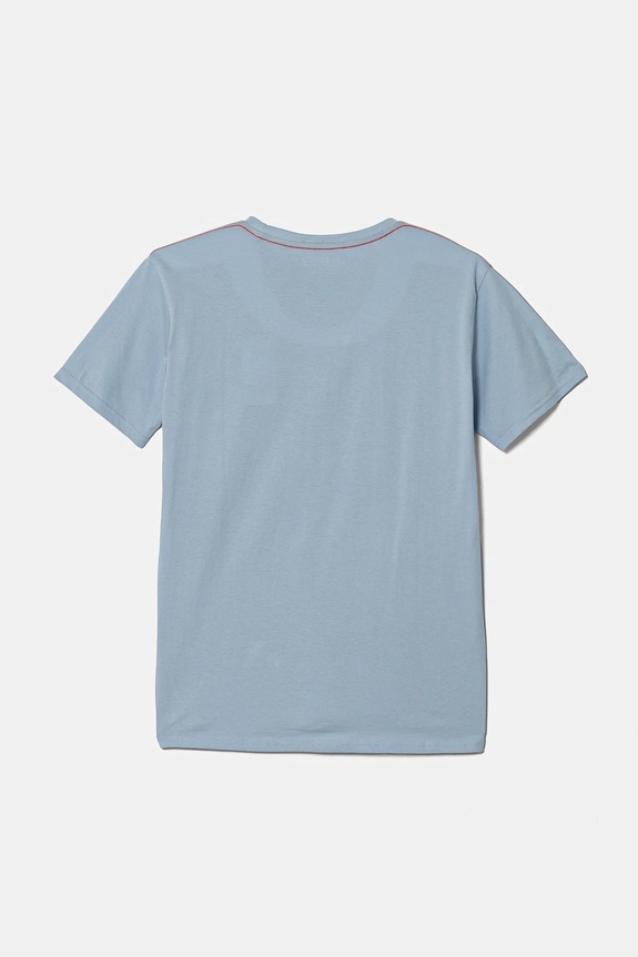 Guess t-shirt bawełniany dziecięcy L73I55.K8HM0.PPYA niebieski AA00