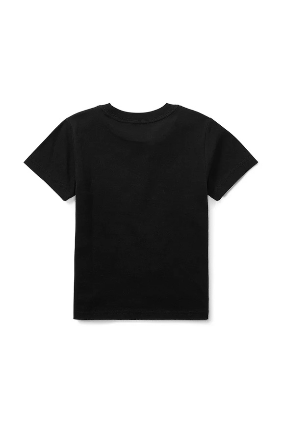 Polo Ralph Lauren gyerek pamut póló 322832904036 fekete AA00