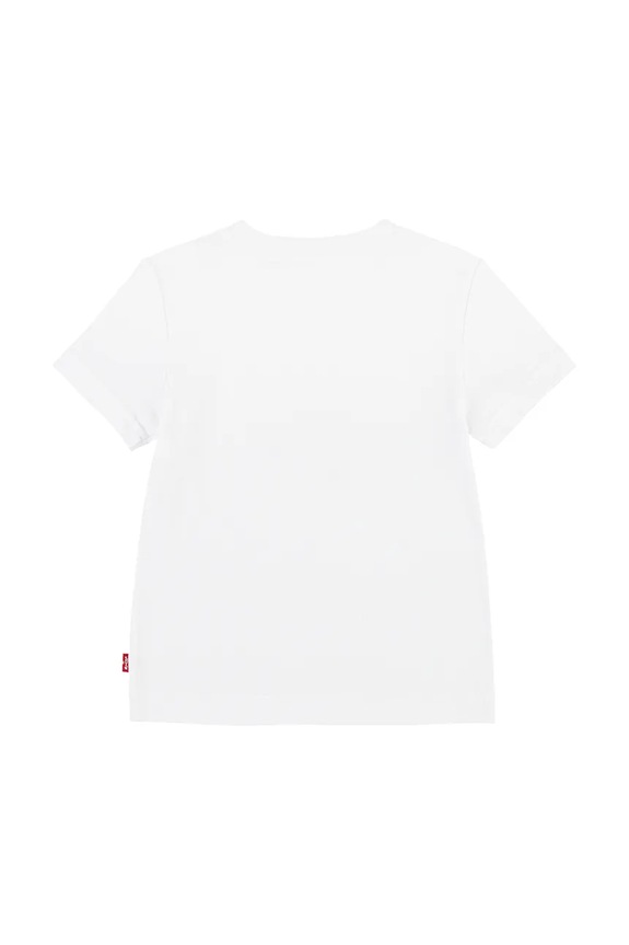 Levi's tricou de bumbac pentru copii MY FIRST BATWING TEE 9EM318 alb AA00