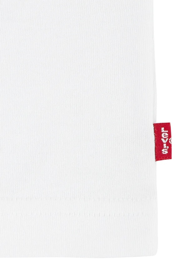 Levi's tricou de bumbac pentru copii MY FIRST BATWING TEE alb 9EM318