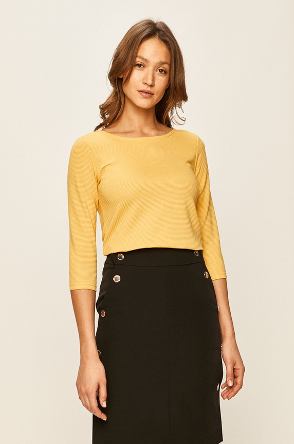 Jacqueline de Yong - Bluza uni galben 15154613