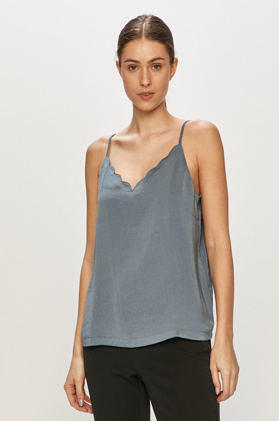 Only Bluzka casual niebieski 15176550