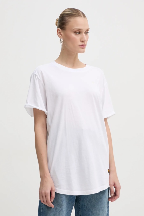 G-Star t-shirt bawełniany Lash fem loose r t bawełna biały D16902.4107