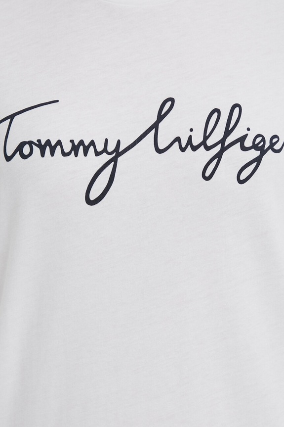 Tommy Hilfiger t-shirt in cotone WW0WW24967.NOS bianco