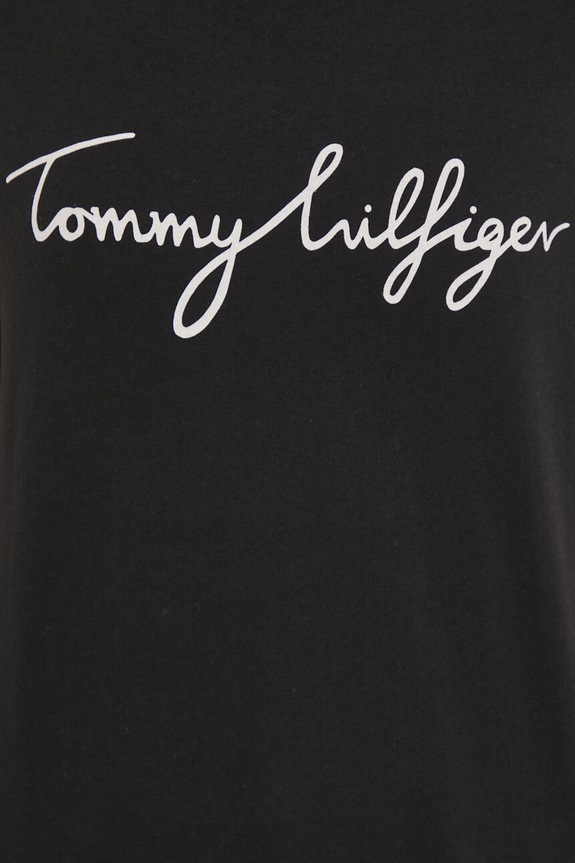 Tommy Hilfiger - Μπλουζάκι WW0WW24967.NOS μαύρο