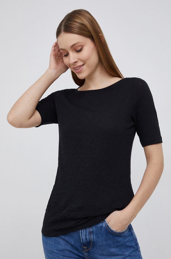Marc O'Polo - T-shirt bawełna czarny 5000009477