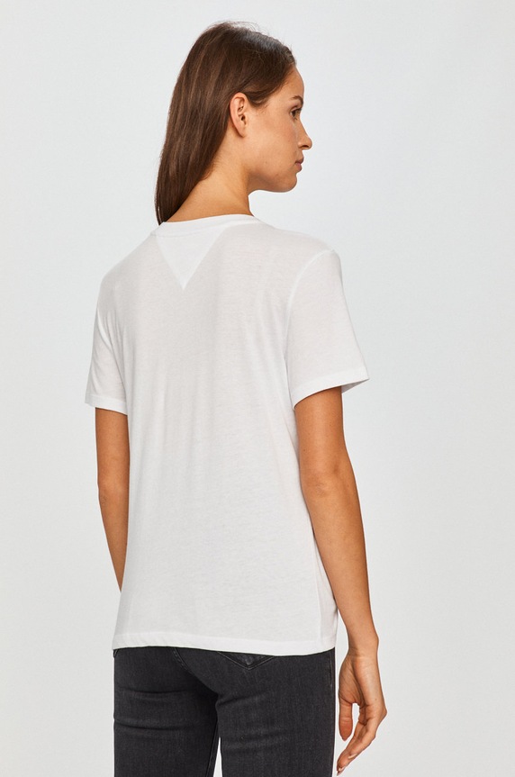 Ruházat Tommy Jeans - T-shirt DW0DW09198.NOS fehér