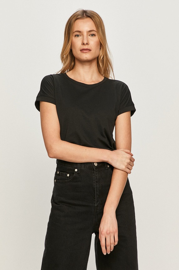 Jacqueline de Yong - T-shirt pozostałe czarny 15208423