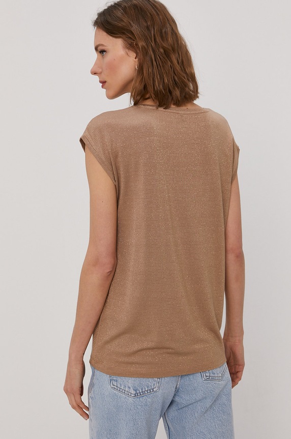 Îmbrăcăminte Pieces Tricou 17078572 bej