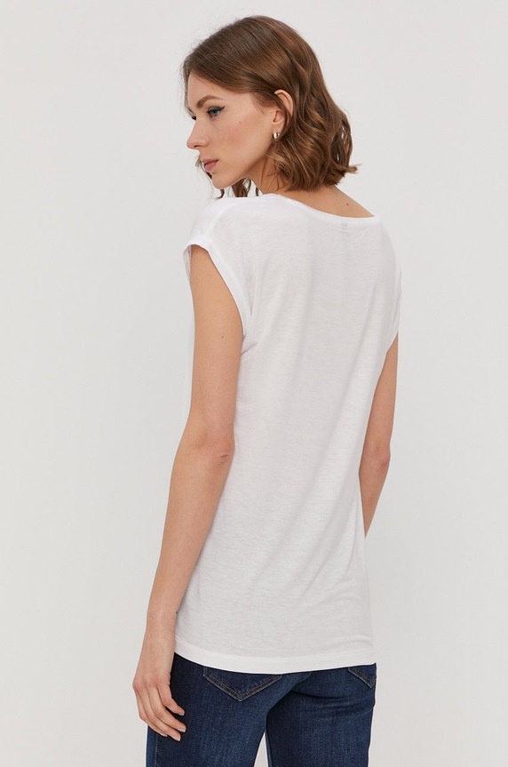 Odzież Pieces T-shirt 17078732 biały