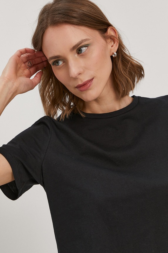 Pieces T-shirt czarny 17109209