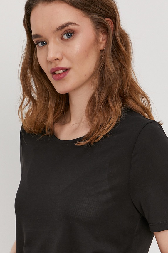Pieces T-shirt czarny 17110552