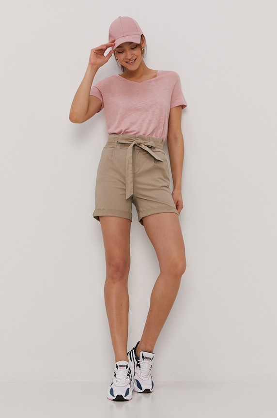 Pieces T-shirt 17110555 różowy AA00