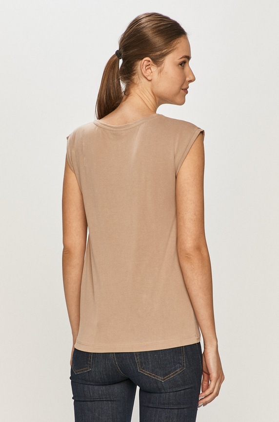 Odzież Pieces T-shirt 17095260 beżowy
