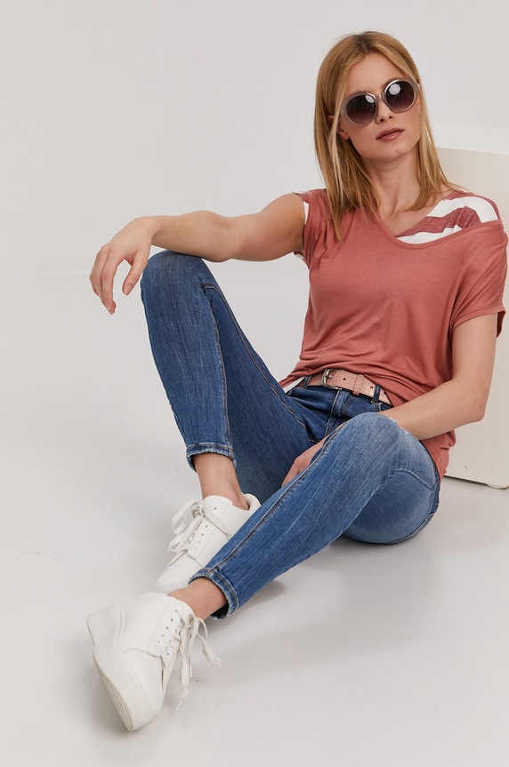 Vero Moda T-shirt różowy 10190017