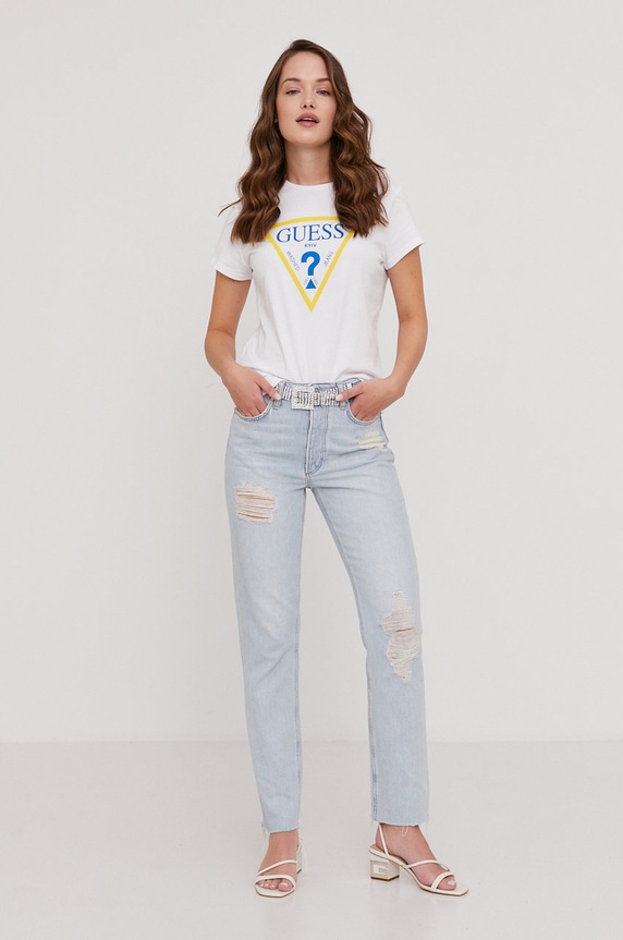 Guess T-shirt W1GI52.I3Z11 biały AA00