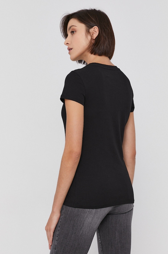 Ruházat Armani Exchange pamut póló 8NYT91.YJG3Z.NOS fekete