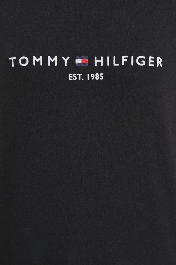 Tommy Hilfiger t-shirt bawełniany czarny WW0WW31999.NOS
