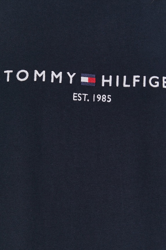 Tommy Hilfiger t-shirt bawełniany WW0WW31999.NOS granatowy