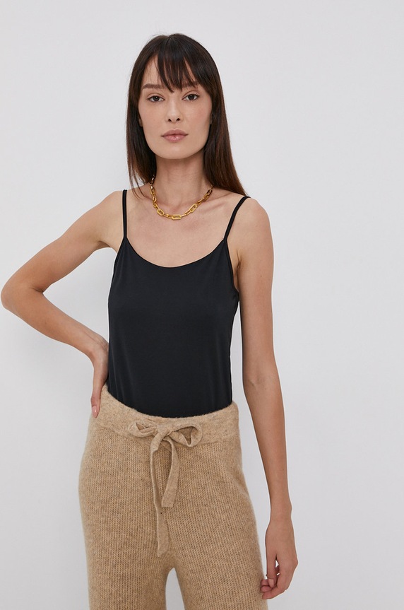 Top Vila s elastanom čierna 14016484.Black