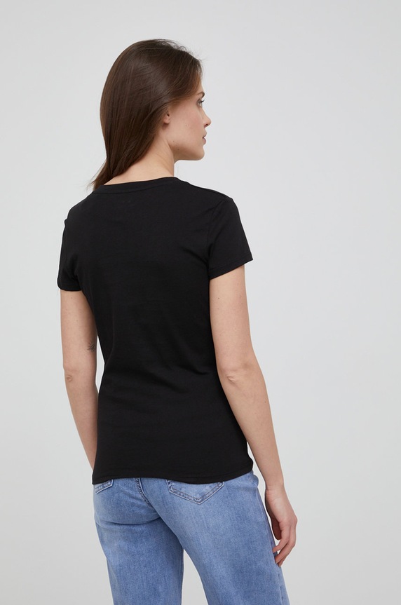 Ruházat Armani Exchange pamut póló 8NYT81.YJG3Z.NOS fekete