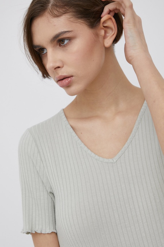 JDY t-shirt szary 15238718.MineralGra