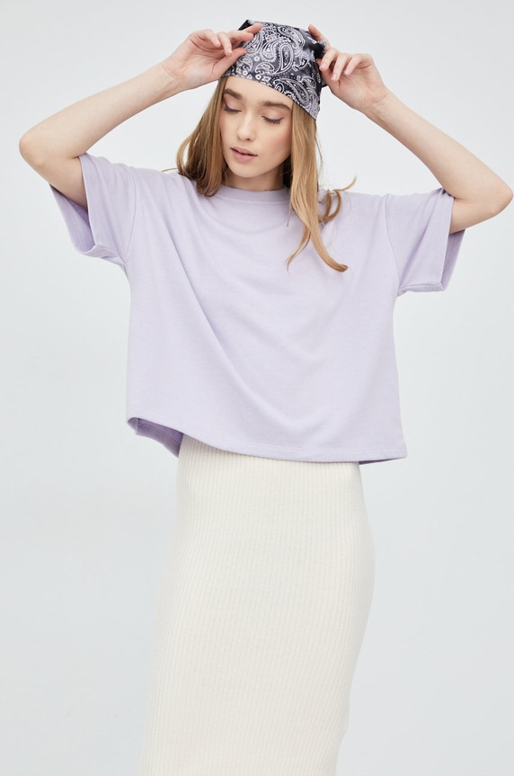 Tričko Pieces fialová 17118870.PurpleHeat
