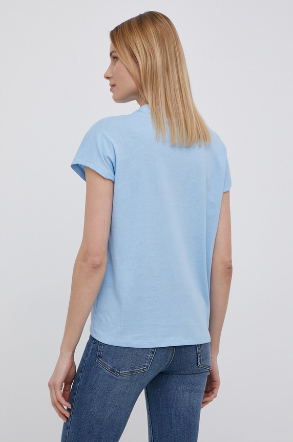 Odzież Vero Moda t-shirt bawełniany 10258657.BlueBell niebieski