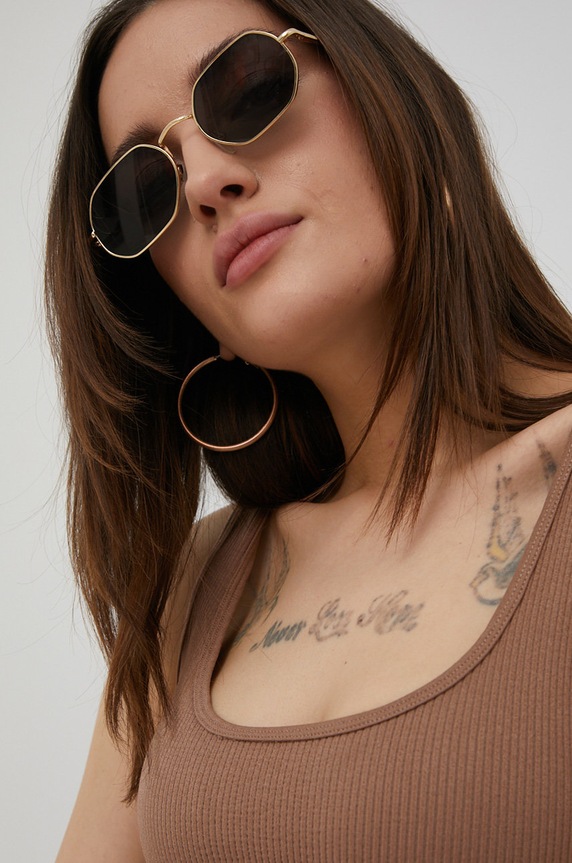 Top Vero Moda smeđa 10252057.Brownie