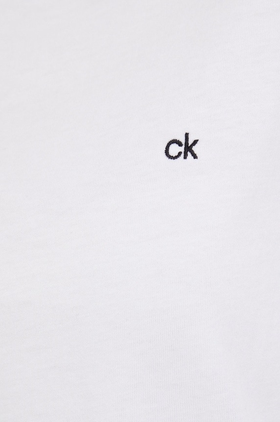 Bavlněné tričko Calvin Klein K20K202133 bílá
