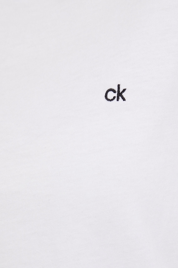 Bavlněné tričko Calvin Klein K20K202133 bílá