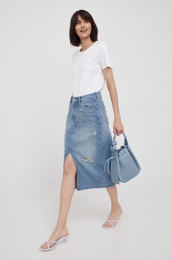 Marc O'Polo t-shirt bawełniany 5000009469 biały AA00