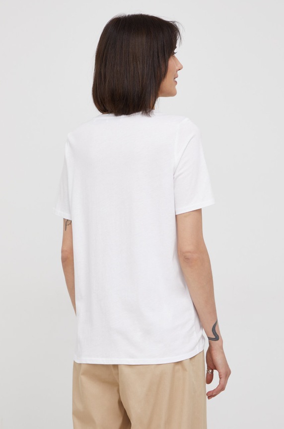 Odzież Marc O'Polo t-shirt bawełniany 5000009470 biały