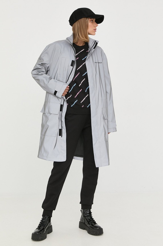 Karl Lagerfeld tricou din bumbac 225W1701 negru AA00