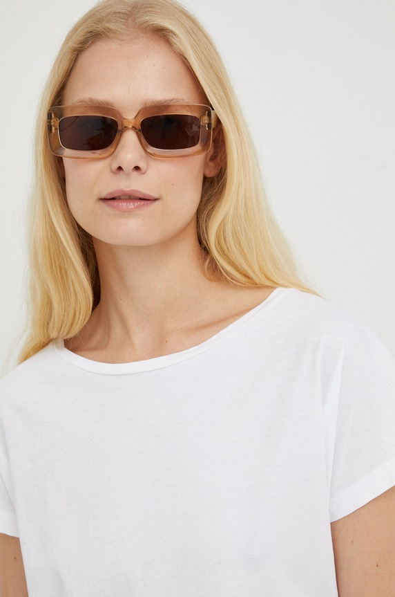 Marc O'Polo t-shirt bawełniany biały M06206751025